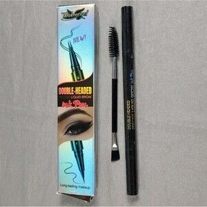 2 in 1 Double-headed Liquid Brow Pen Precise Brow #03 Brown plus Brow Brush